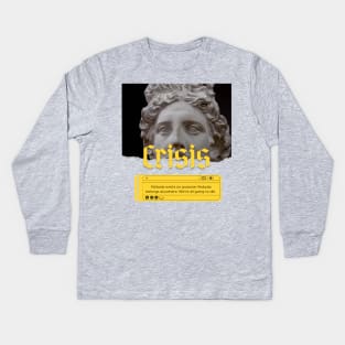 Existential Crisis Kids Long Sleeve T-Shirt